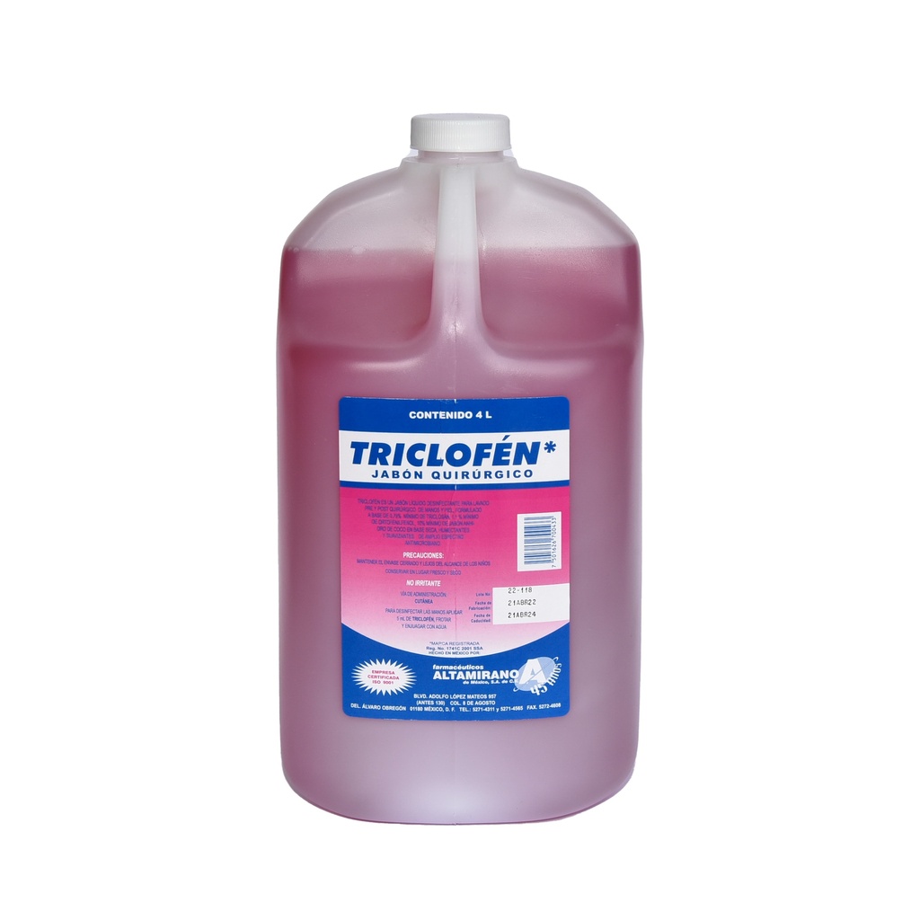Triclofén Solución (4 Lts.)