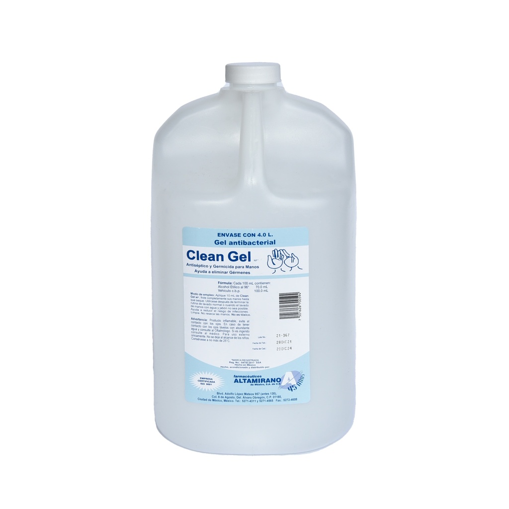 Clean Gel NF* (4 Lts.)