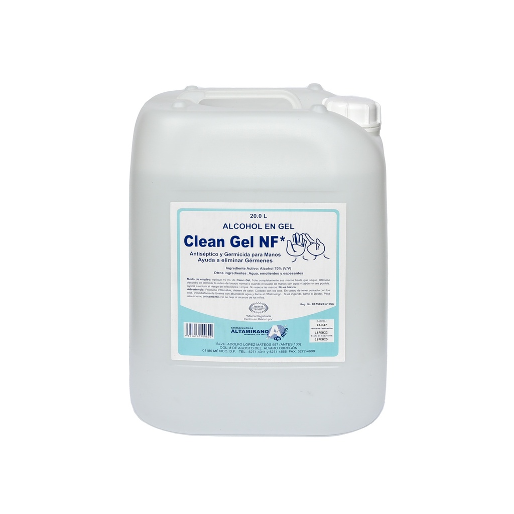 Clean Gel NF* (20 Lts.)